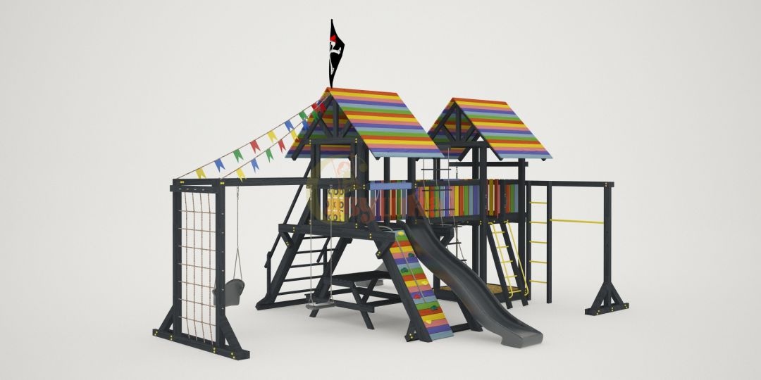 Детская площадка Савушка 1 BLACK EDITION